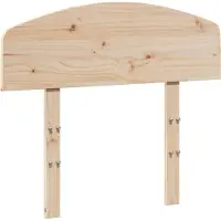 vidaXL Hoofdbord 75 cm massief grenenhout