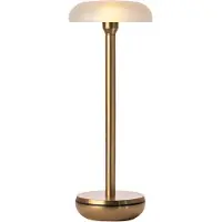 HUMBLE Air Gold - Frosted oplaadbare tafellamp