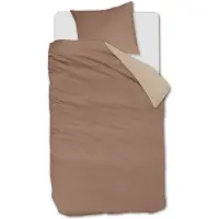 Beddinghouse Warm dekbedovertrek - Eenpersoons - 140 x 200/220 cm - Roze