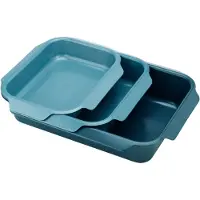 Joseph Joseph Ovenschaal Nest Blauw (3-delig)