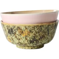 HK Living 70's ramenschaal Ø19 cm 2-delig Ascend