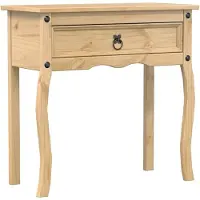 vidaXL Wandtafel Corona 73x35x73 cm massief grenenhout