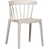 Woood Bliss Eetkamerstoel Tuinstoel - Plant Fiber - Off White - 75x52x53