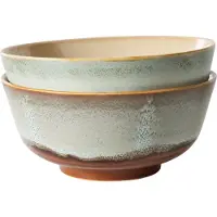 HK Living 70's ramenschaal Ø19 cm 2-delig Verge