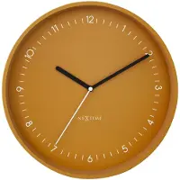Nextime - 3305YL - Wandklok - 30cm - gelb - Berlin