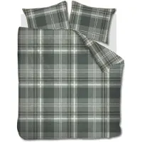 Rivièra Maison Dekbedovertrek Tartan Check Groen 240x200/220 cm
