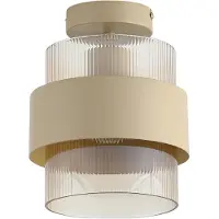 Searchlight Hanglamp Royal Ø 18 cm beige