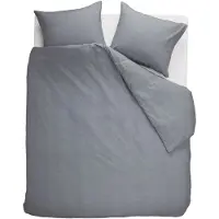 Beddinghouse frost dekbedovertrek - Tweepersoons - 200 x 200/220 cm - Blauwgrijs