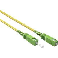 Goobay SC/APC Simplex FTTH kabel | OS2 | geel | LSZH | 25 meter