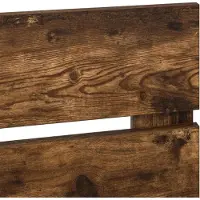 vidaXL Hoofdbord Rook Eiken Bewerkt hout