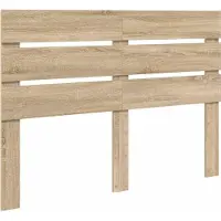 vidaXL Hoofdbord Sonoma Eik Bewerkt hout