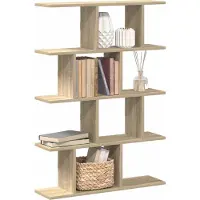 vidaXL - Wandschap - kubus - 12 - vakken - bewerkt - hout - sonoma - eikenkleurig