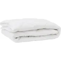 vidaXL Dekbed met kussen 3 st Wit Microvezel