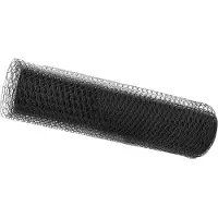 vidaXL Hexagon Hek 0,4 x 100 m PVC Grijs