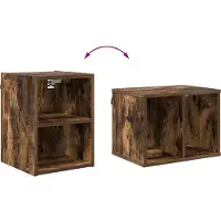vidaXL Hangkast Rook Eiken 30 x 29,5 x 40 cm Bewerkt hout