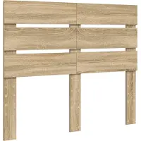 vidaXL Hoofdbord Sonoma Eik Bewerkt hout