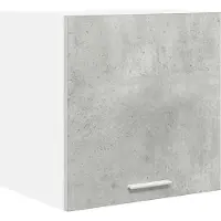 vidaXL Hangkast 2 st Beton Grijs en Wit Bewerkt hout