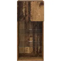 vidaXL Wand gemonteerd TV Kast 40,5 x 30 x 90 cm Oudhout Bewerkt hout