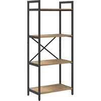 vidaXL Boekenplank 4-laags 56 x 34 x 133,5 cm Bewerkt hout