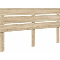 vidaXL Hoofdbord Sonoma Eik Bewerkt hout