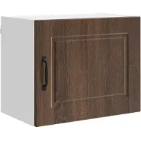 vidaXL Wandkast PORTO Bruin Eiken 50 x 31 x 40 cm Bewerkt hout