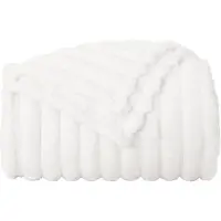 vidaXL Dekentjes 6 st Wit 270 x 240 cm 9.08 kg Fleece