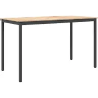 vidaXL Bartafel Naturel 180 x 90 x 105 cm Massief grenenhout