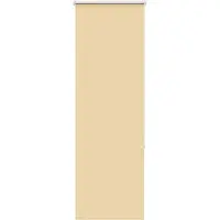 vidaXL Verduisteringsgordijn, beige, 55x175 cm, stofbreedte 50,7 cm, polyester