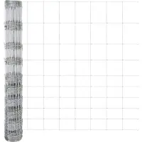 vidaXL Gelast Draadhek met Spikes 25 x 1,2 m Gegalvaniseerd staal Mesh