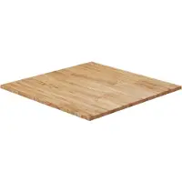 vidaXL Tafelblad vierkant 90x90x1,5cm massief eiken lichtbruin