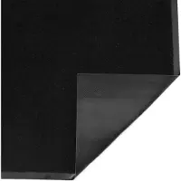 vidaXL Deurmat 115x400 cm zwart