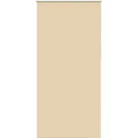 vidaXL Rolgordijn verduisterend 105x210 cm stofbreedte 100,7 cm beige