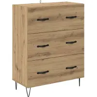 vidaXL Highboard 2 st Artisan Eiken 69,5 x 34 x 180 cm