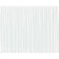 vidaXL Lacegordijn Wit 200 x 500 cm Polyester