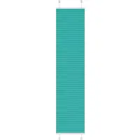 vidaXL Plissé rolgordijn 45x200 cm stofbreedte 44,4 cm petrol groen