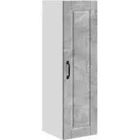 vidaXL Wandkast PORTO Beton Grijs 30 x 31 x 100 cm Bewerkt hout