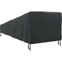 vidaXL Tafel- en Stoelhoes Buiten 203 x 81 x 63 cm 420D Oxford stof