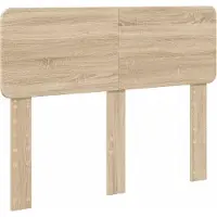 vidaXL Hoofdbord Sonoma Eik Bewerkt hout