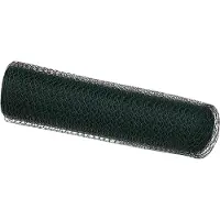 vidaXL Hexagon Hek 0,5 x 10 m PVC Groen