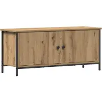 vidaXL TV Kast 100 x 35 x 45 cm Artisan Eiken Bewerkt hout