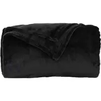 vidaXL plaid Zwart 130 x 150 cm 0.51 kg Fleece