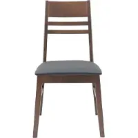 vidaXL Eetstoelen 2 st Massief Rubberhout Lichtbruin 43 x 54 x 89 cm