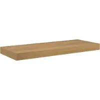vidaXL Wandplank Muurmontage Bruin 60 x 23,5 x 3,8 cm Bewerkt hout