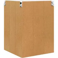 vidaXL Wandhoekkast PORTO Oudhout 57 x 57 x 80 cm Bewerkt hout
