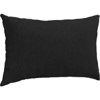 vidaXL Zitkussens 2 st Stof Zwart 145 x 40 cm