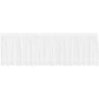 vidaXL Lacegordijn Wit 500 x 120 cm Polyester
