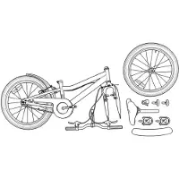 vidaXL Kinderfiets 18 Inch voor 5-7 jaar oud wit