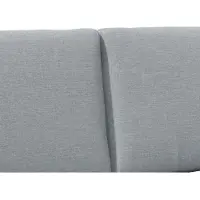 vidaXL Gestoffeerd hoofdbord Lichtgrijs 135 cm Massief grenenhout