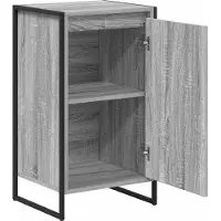 vidaXL Dressoir Sonoma-grijs, 43 x 36 x 75,5 cm, houtvezel