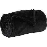 vidaXL plaid Zwart 220 x 240 cm 1.37 kg Fleece